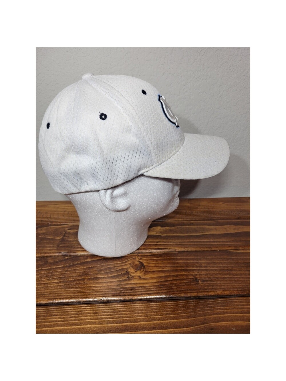North Carolina Hat Cap Tar Heels Flex Fit Sz M/L Adult White NCAA Zephyr - Picture 2 of 8